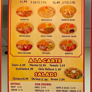 03.20.23 Lunch specials and salads