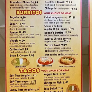 03.20.23 Breakfast, burritos and tacos