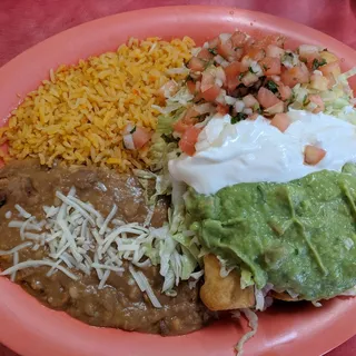 2 Sopes Rice & Beans