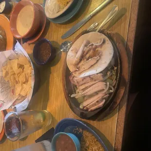 Chicken Fajitas Lunch
