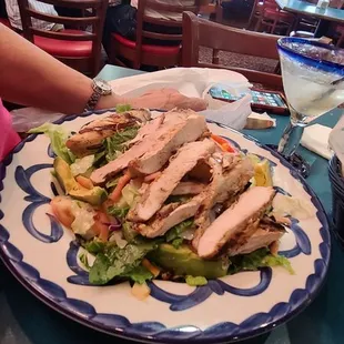 Grilled chicken salad