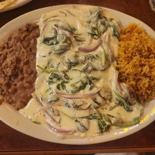 Spinach Enchiladas