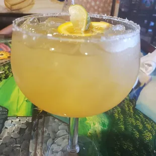Amaretto margarita. 27oz 8.99