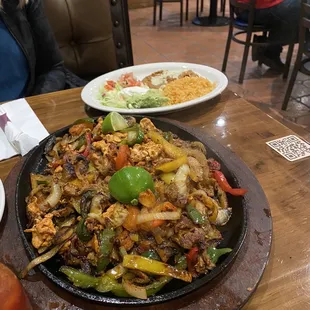 Dinner combo fajitas for two