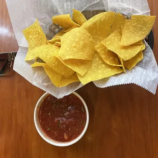 Salsa and Chips