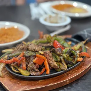 Steak and Shrimp Fajitas