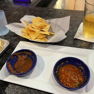 Chips and salsas