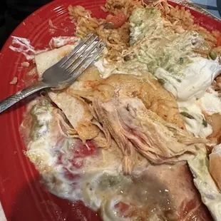 Chicken burrito was not fully cooked server