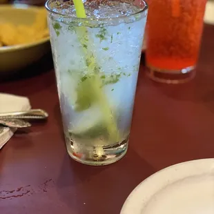 Mojito - not refreshing and kind of sour, not as minty