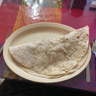 Chorizo and potato breakfast taco