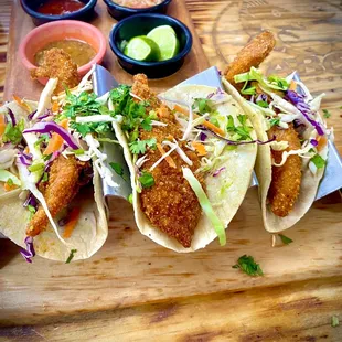 Breaded Fish Fillet Taco