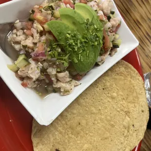 Fish ceviche