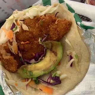 Breaded Fish Fillet Taco