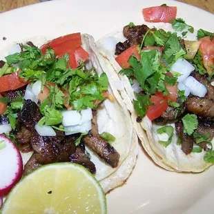 carne asada tacos
