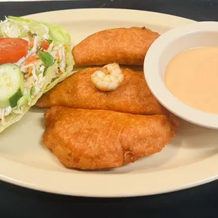Empanadas de camarón