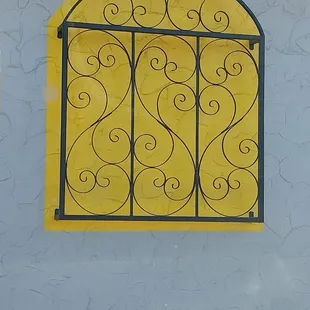 cute adobe painted windows