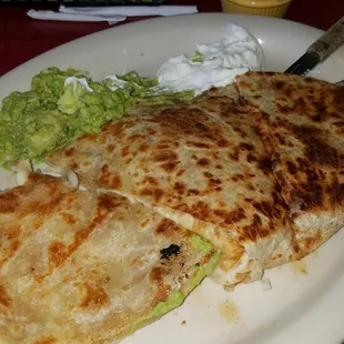 Shrimp Quesadillas. Pretty good.