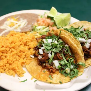 tacos and rice