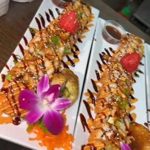 Their very popular Cantarito sushi Rolls