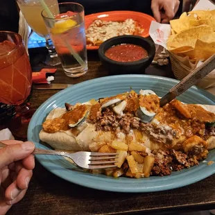 a plate of food