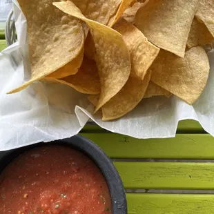 Amazing chips and salsa!