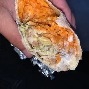 And that's the middle of the burrito