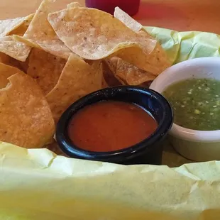 Chips salsa