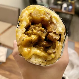 Steak and Eggs Burrito