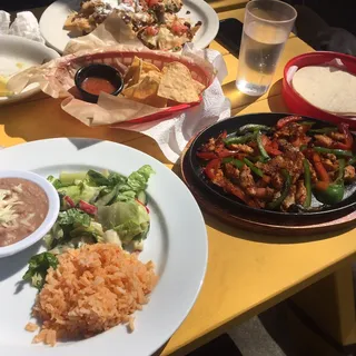 Salmon Fajita Plate
