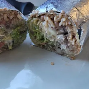 Steak burrito