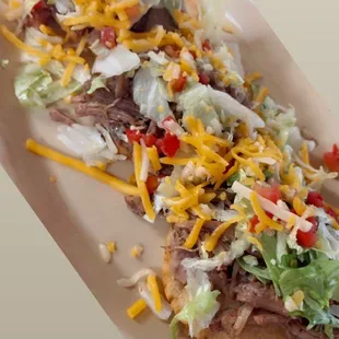 Sopes (3) Plate choice of meats