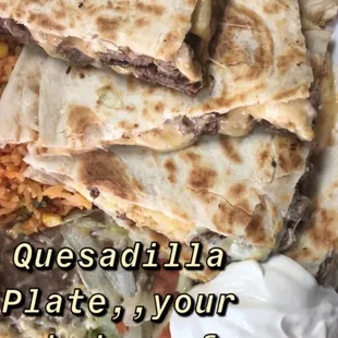 Quesadilla Plate/Appetizer