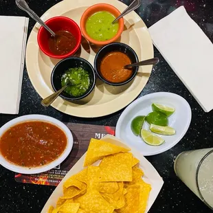 Chips and salsa options!