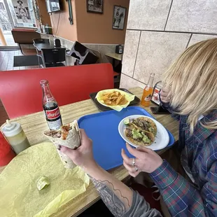 burrito and girlfriend