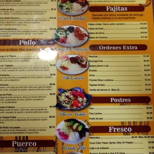 menu, sushi and sashimi