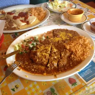 Mexican chicken fried steak