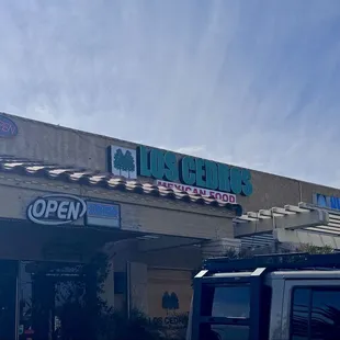 outside