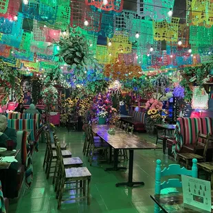 The restaurant setting