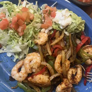 I got all salad but it comes with rice and beans