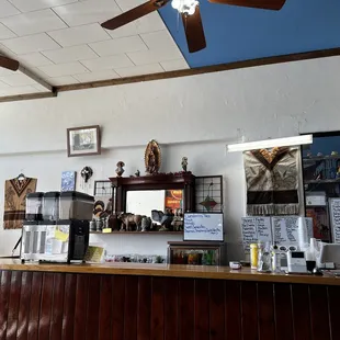 the bar