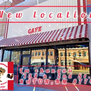 New location store front