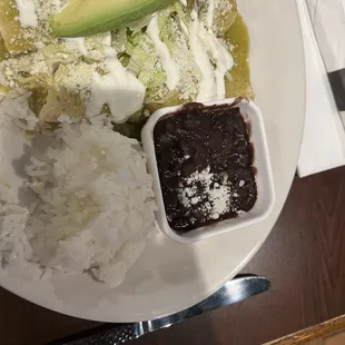 Enchiladas verde. 12/10 really best in Edgewater!! I have tried them all