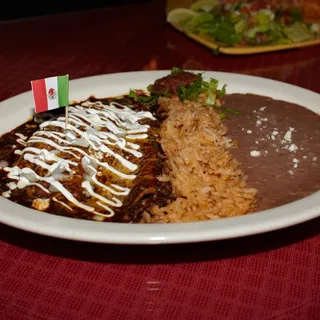 Mole Enchiladas