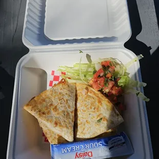 Shrimp Quesadilla ($13)