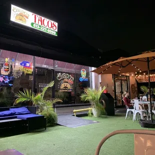 Outdoor seating