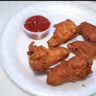 CHICKEN WINGS ORDER OF 5 $5.50