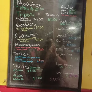 Variety to choose from. We tried Machitos, Elote, and aguas frescas.