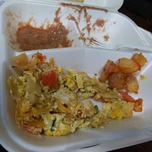 Migas  plate