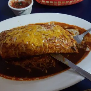 Wet burrito. Delicious.
