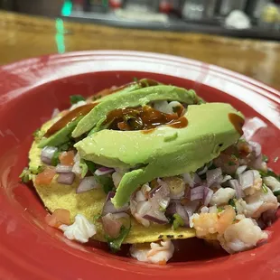 Shrimp Tostada